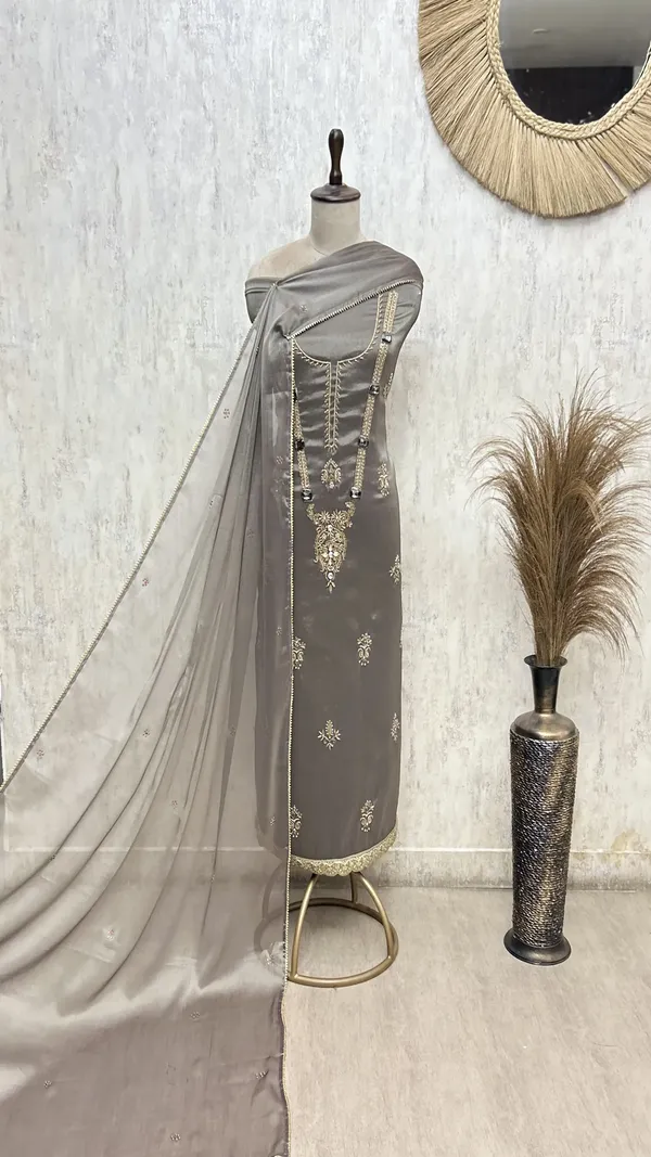 Exquisite_Embellished_Glass_Organza_Unstitched_Suits_Grey