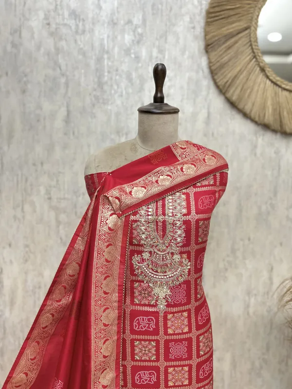 Graceful_Dola_Silk_Unstitched_Suits_Red
