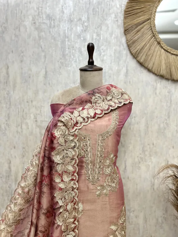 Exquisite_Glass_Organza_Floral_Embroidered_Unstitched_Suit_Peach_Pink