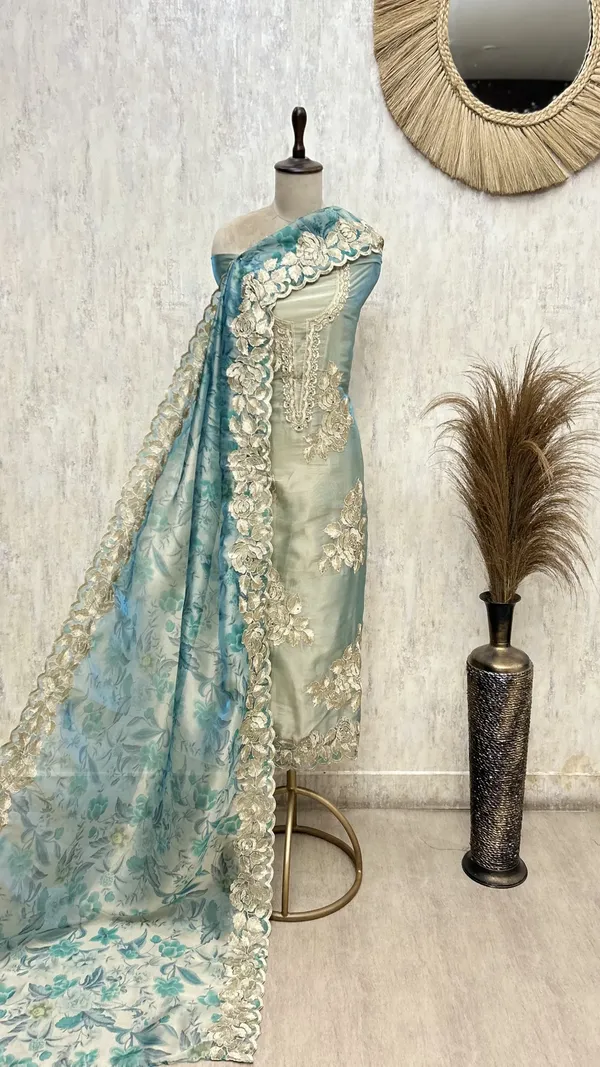 Exquisite_Glass_Organza_Floral_Embroidered_Unstitched_Suit_Teal_Blue