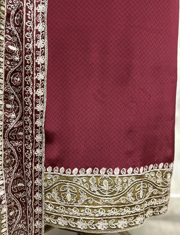 Timeless_Charm_Crepe_Unstitched_Suits_Dark_Red