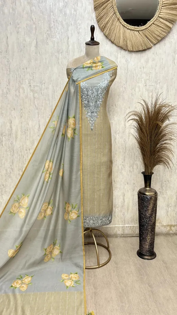 Floral_Grace_Mul_Chanderi_Unstitched_Suit_Beige