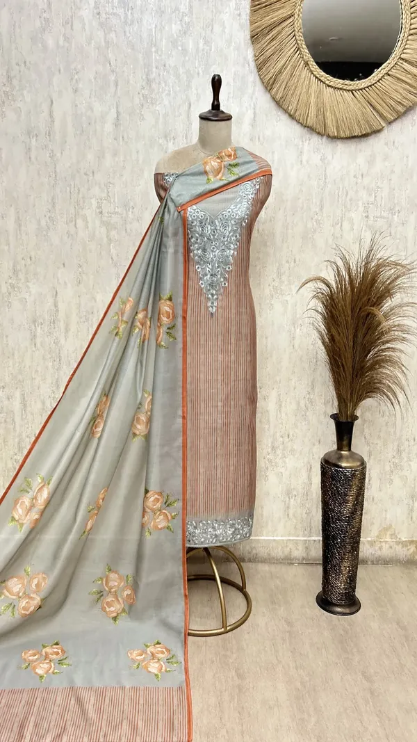 Floral_Grace_Mul_Chanderi_Unstitched_Suit_Orange