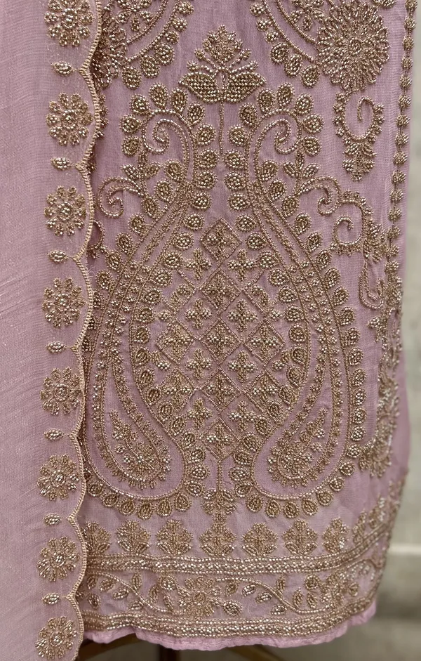Elegant_Georgette_Unstitched_Suit_Pink