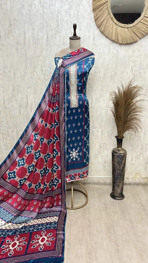 Heritage_Gajji_Silk_Unstitched_Suit_Indigo_Blue_1