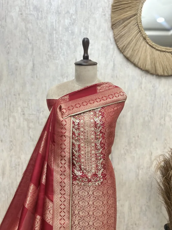 Regal_Woven_Elegance_Unstitched_Suits_Dark_Red