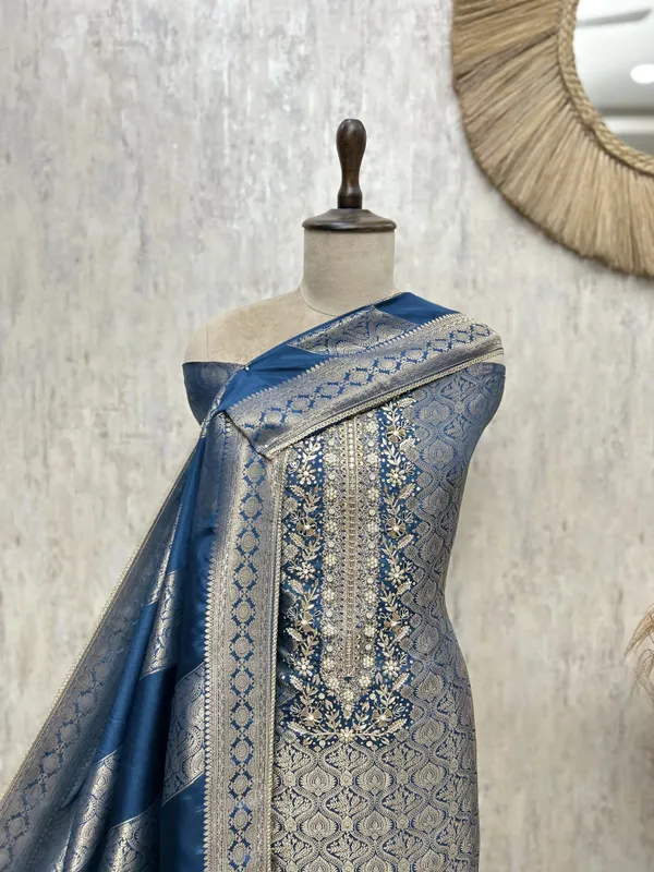 Regal_Woven_Elegance_Unstitched_Suits_Indigo_Blue_1