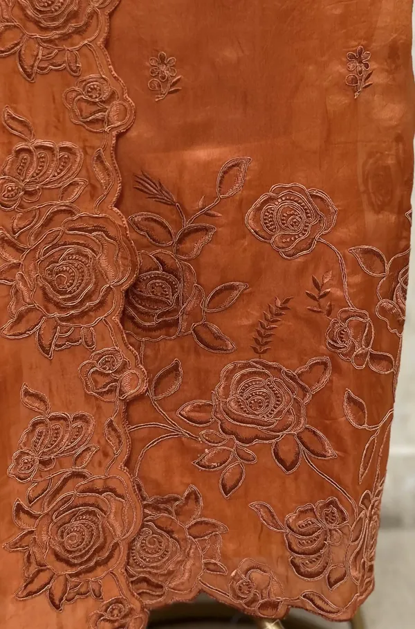 Floral_Grace_Glass_Organza_Unstitched_Suit_Butterscotch_Orange
