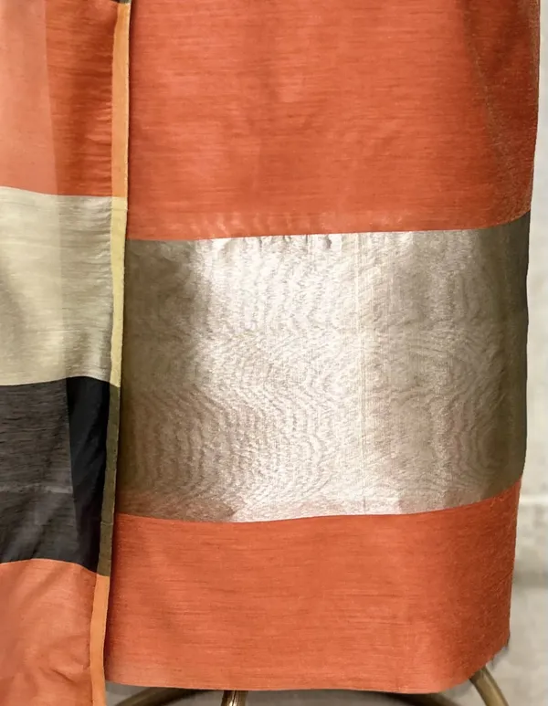 Graceful_Chanderi_Unstitched_Suits_Orange