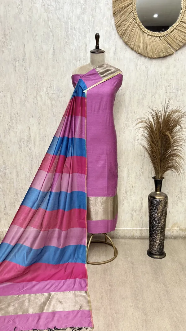 Graceful_Chanderi_Unstitched_Suits_Light_Lavender