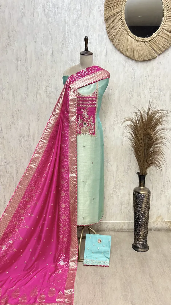 Regal_Giraffe_Tissue_Unstitched_Suit_Turquoise