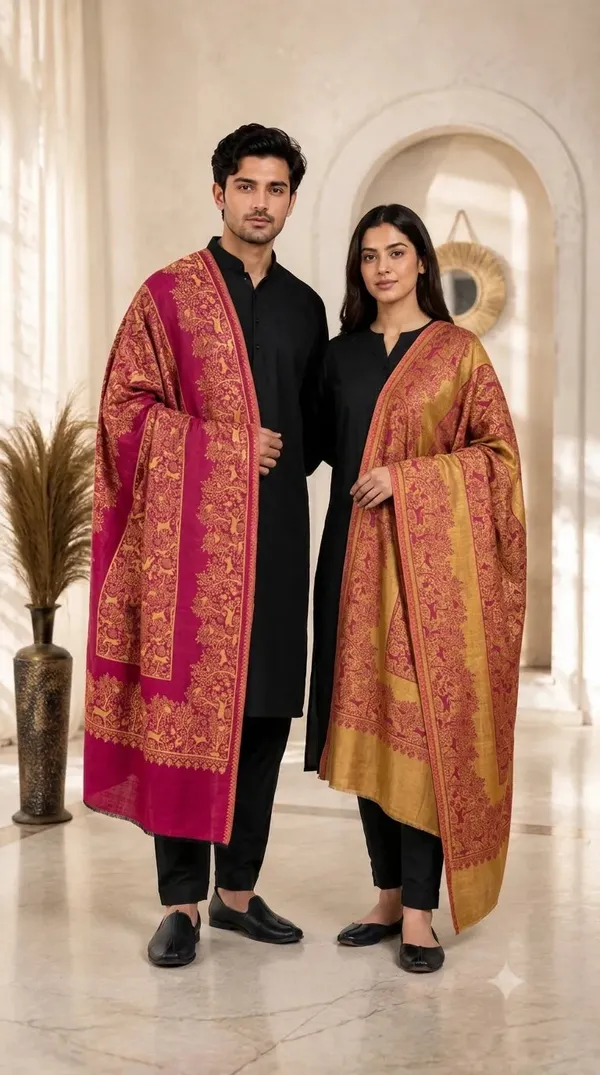 Reversible_Moonlight_Unisex_Stoles_Pack_Of_1_With_Curated_Box_Premium_Packaging_Dark_Pink_Box_Packaging1