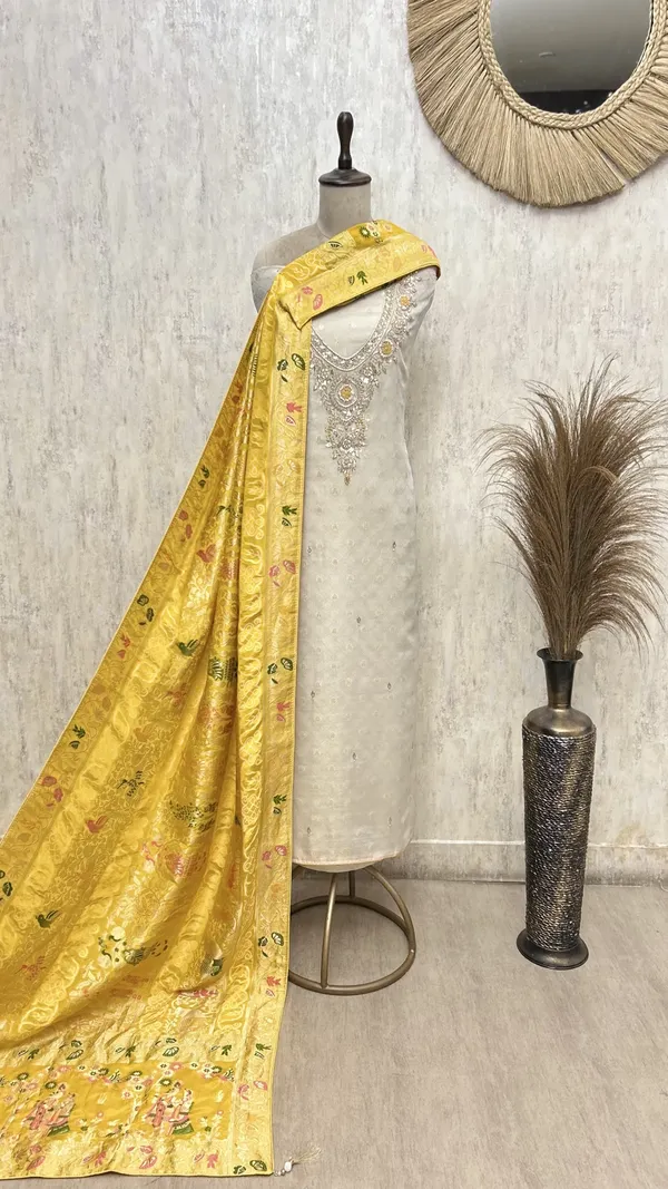 Elegant_Tissue_Unstitched_Suit_Yellow