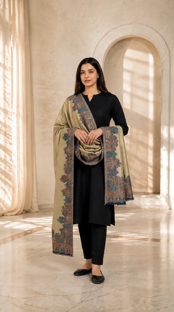 Non_Reversible_Semi_Pashmina_Unisex_Shawls_Pack_Of_1_With_Premium_Curated_Box_Packaging_Mustard_Yellow_Box_Packaging1