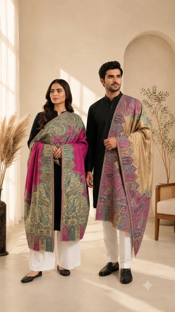 Reversible_Semi_Pashmina_Unisex_Shawls_Pack_Of_1_With_Premium_Curated_Box_Packaging_Dark_Pink_Box_Packaging4