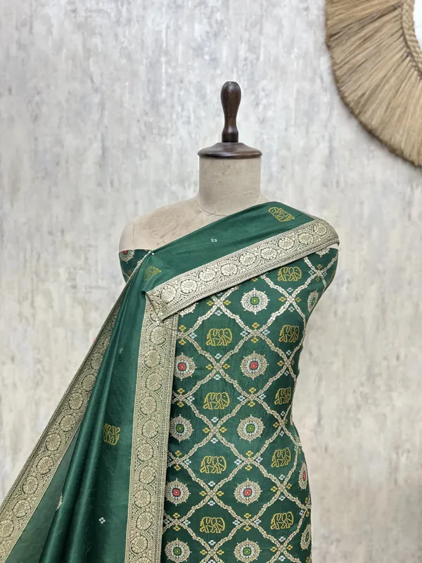 Timeless_Elegance_Banarasi_Silk_Unstitched_Suits_Teal_Green