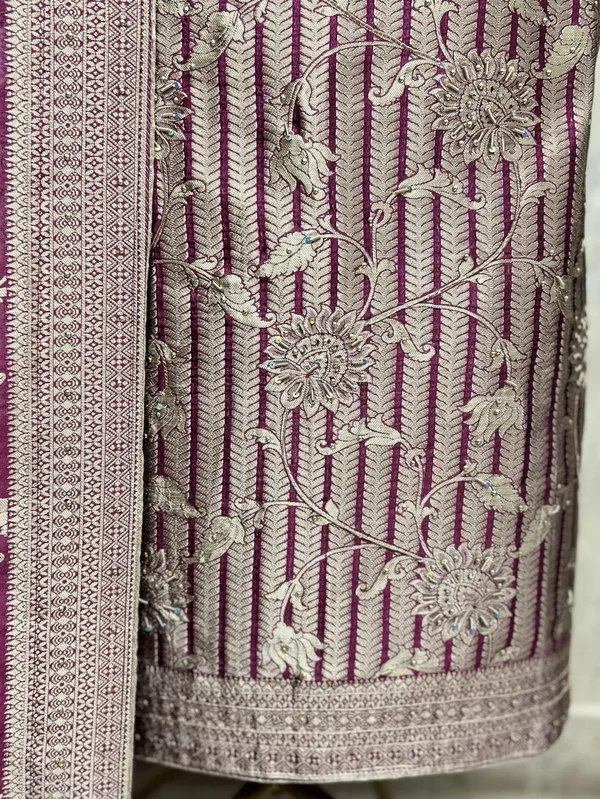 Exquisite_Brocade_Silk_Unstitched_Suits_Wine_Purple
