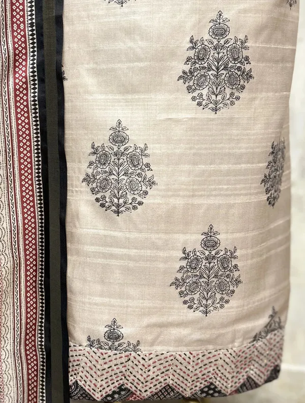 A_Symphony_Of_Heritage_In_Tussar_Silk_Unstitched_Suits_Black