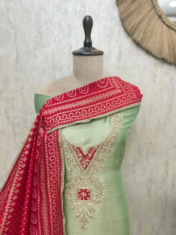 Traditional_Ensemble_Giraffe_Tissue_Unstitched_Suits_Light_Green