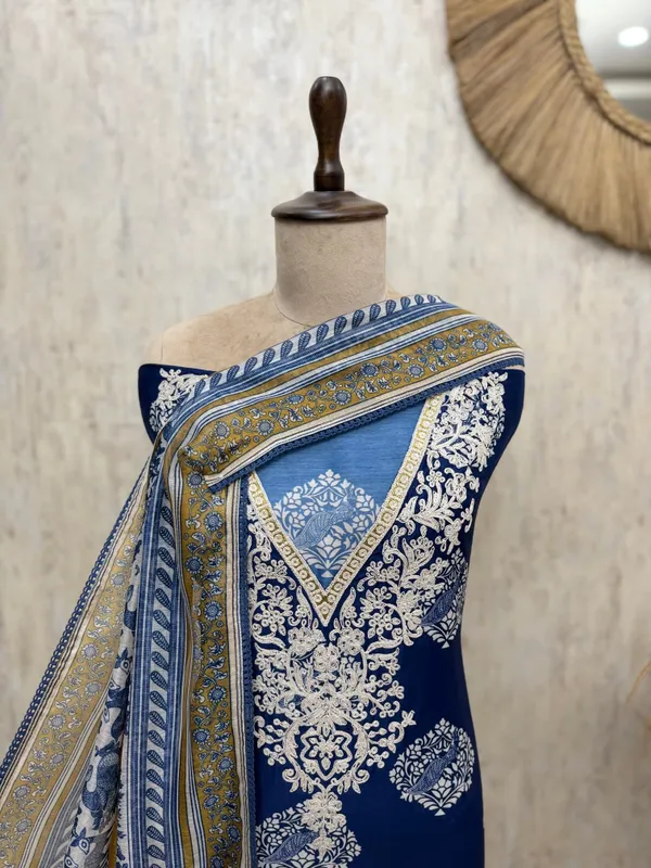 Symphony_Of_Maheshwari_Unstitched_Suits_Indigo_Blue_1