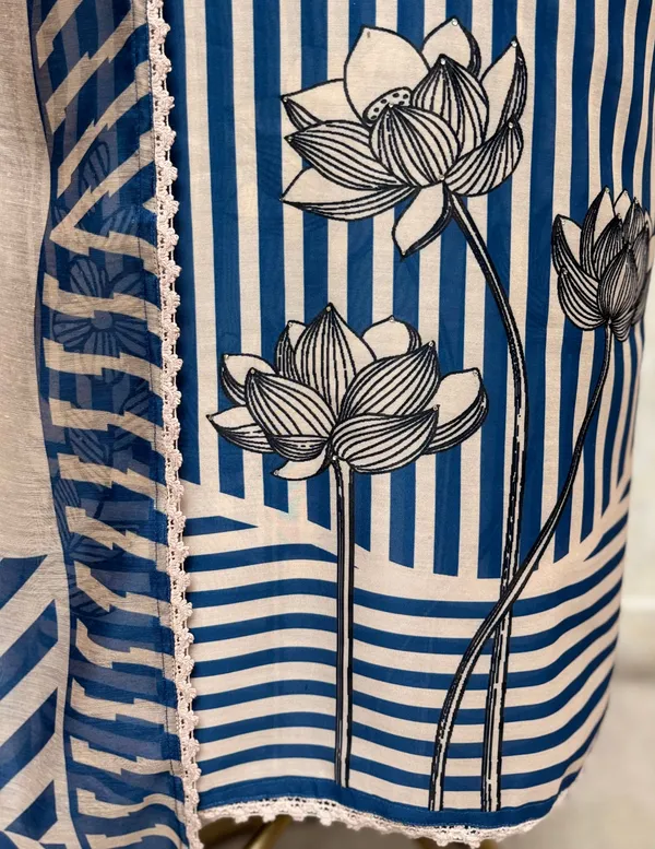 Elegant_Maheshwari_Unstitched_Heritage_Ensemble_Indigo_Blue_1