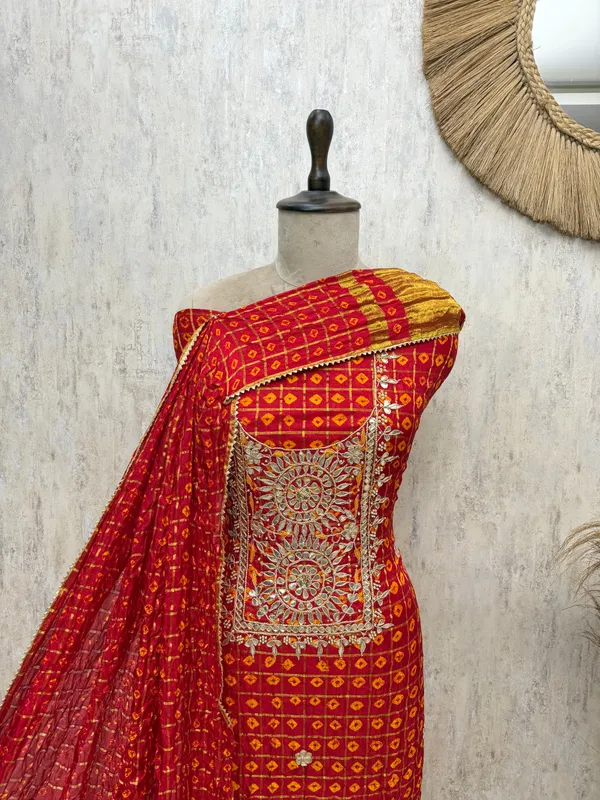 Timeless_Elegance_Tafetta_Silk_Unstitched_Suits_Rust_Orange