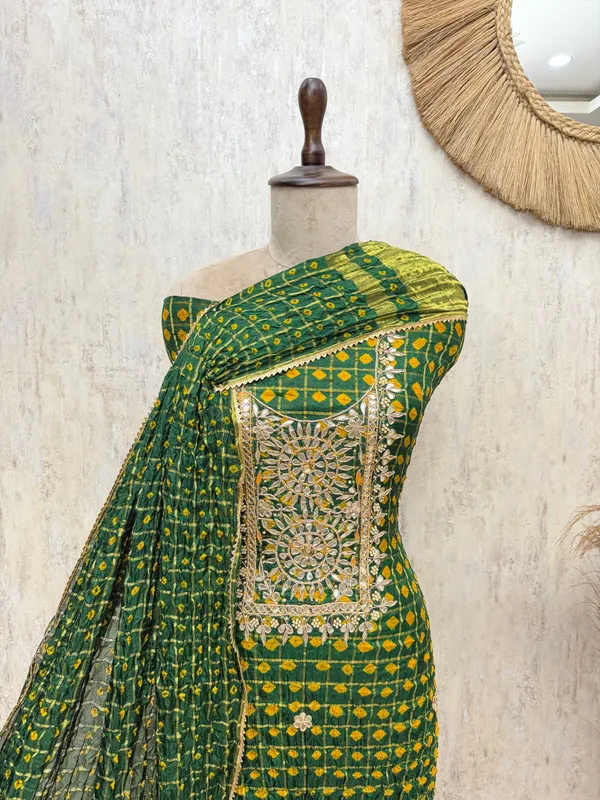 Timeless_Elegance_Tafetta_Silk_Unstitched_Suits_Green