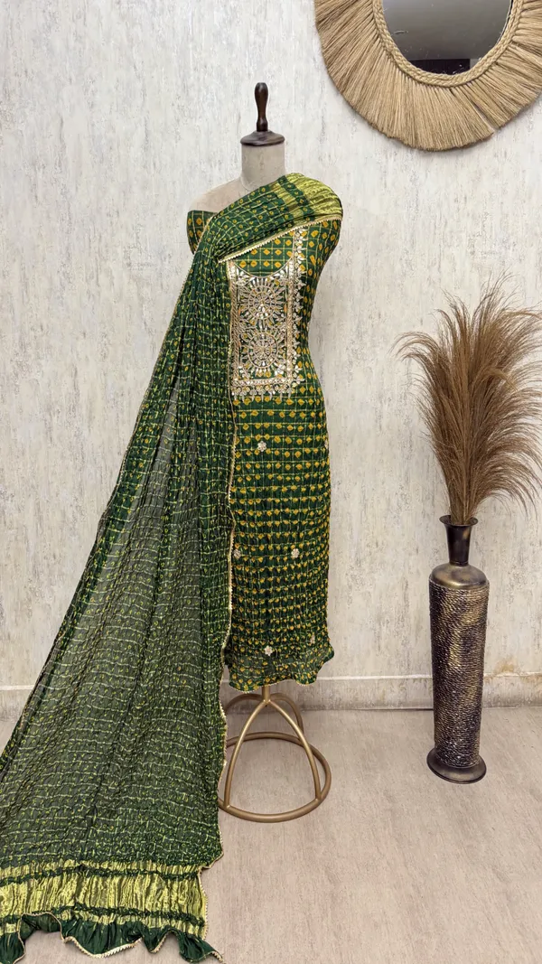Timeless_Elegance_Tafetta_Silk_Unstitched_Suits_Green