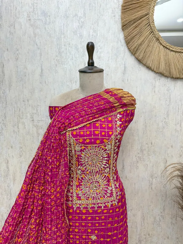 Timeless_Elegance_Tafetta_Silk_Unstitched_Suits_Dark_Pink