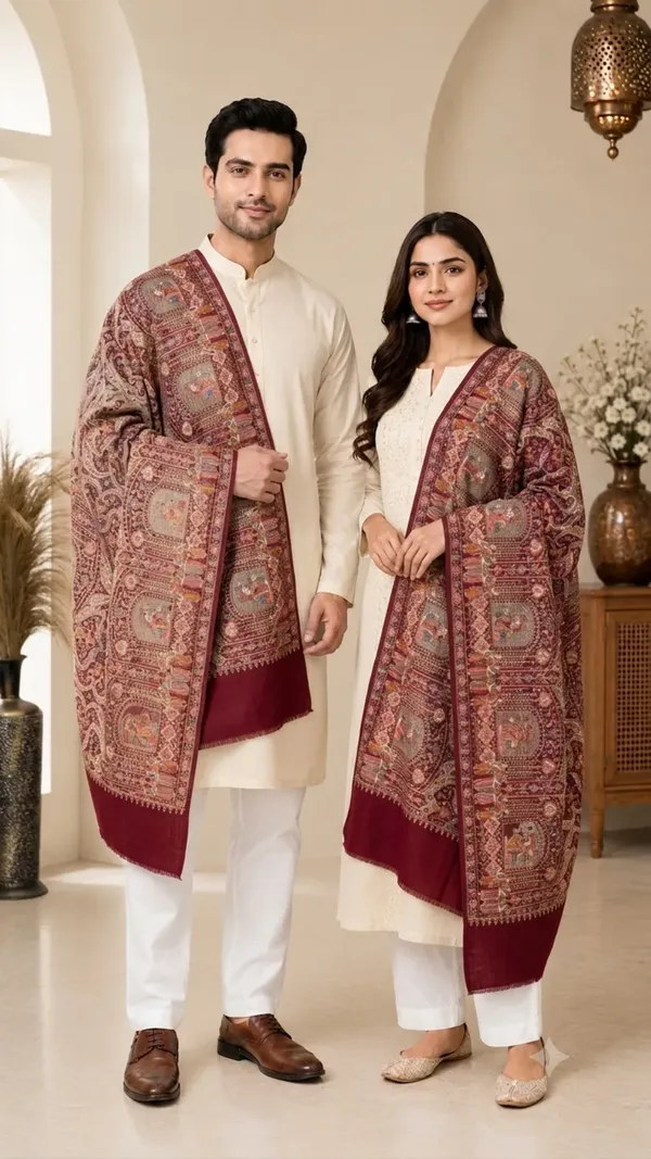 Reversible_Cashmere_Wool_Unisex_Stole_Pack_Of_1_With_Curated_Premium_Box_Packaging_Maroon_Box_Packaging3