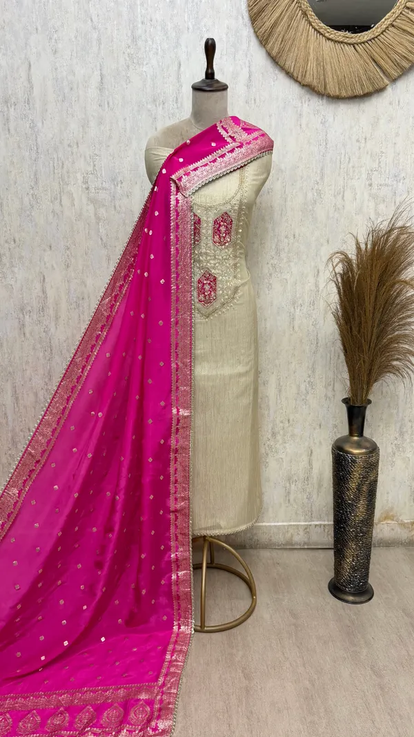 Royale_Crush_Tissue_Unstitched_Suits_Dark_Pink