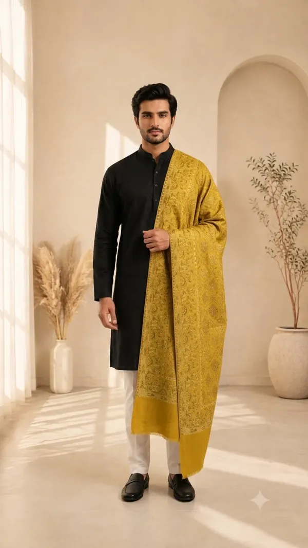 Non_Reversible_Pashmina_Unisex_Stole_Pack_Of_1_With_Premium_Curated_Box_Packaging_Mustard_Yellow_Box_Packaging3