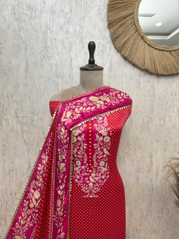 Gulnaar_Gajji_Silk_Unstitched_Suits_Red