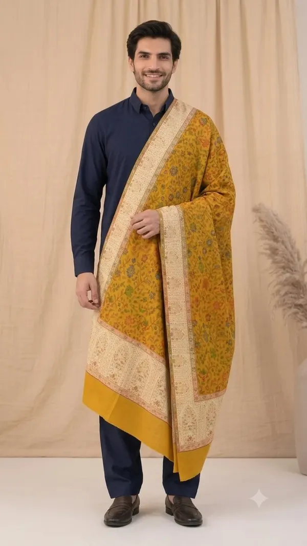 Timeless_Beauty_Semi_Pashmina_Non_Reversible_Unisex_Stole_Pack_Of_1_With_Premium_Curated_Box_Packaging_Mustard_Yellow_Box_Packaging3