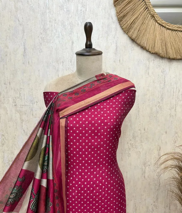 Seraphic_Maheshwari_Unstitched_Suits_Dark_Pink
