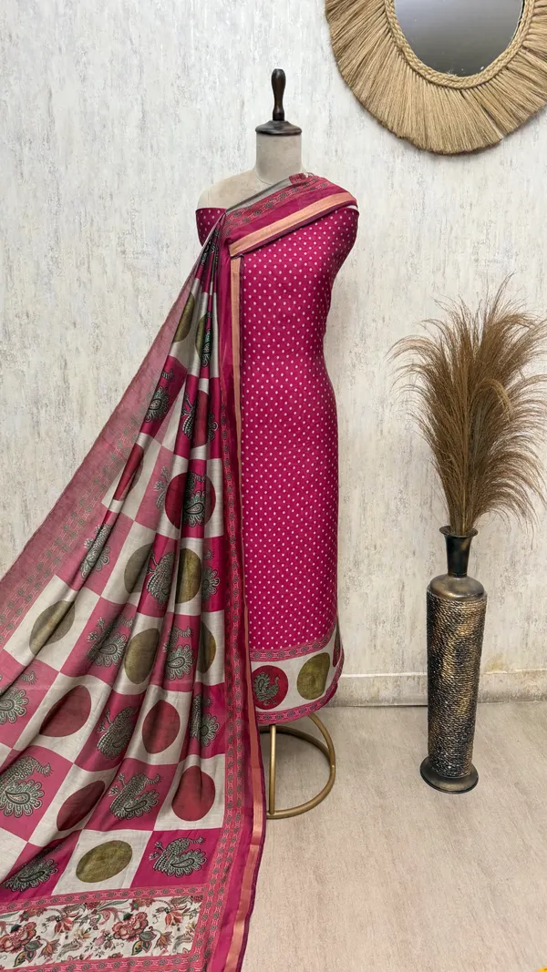 Seraphic_Maheshwari_Unstitched_Suits_Dark_Pink