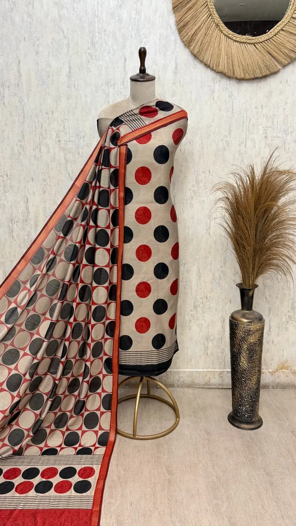 Maheshwari_Charm_Unstitched_Suits_Red