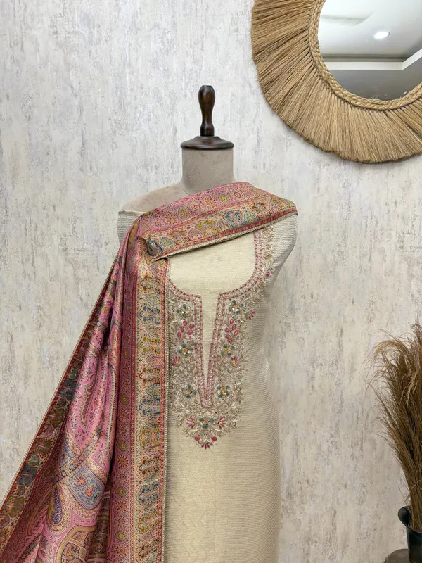 Premium_Tissue_Unstitched_Suits_Dark_Pink