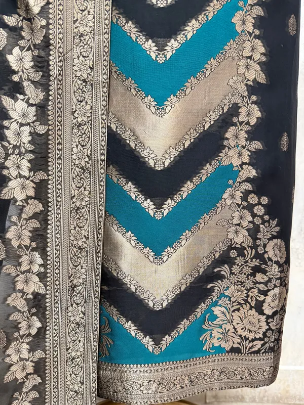 Kanjivaram_Royale_Silk_Unstitched_Suits_Teal_Blue