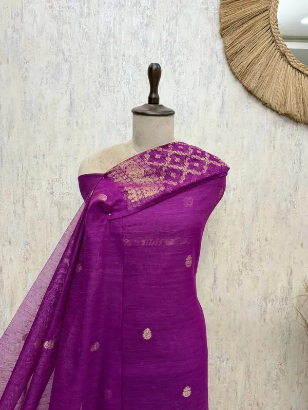 Elegance_Of_Banarasi_Chanderi_Unstitched_Suits_Lavender