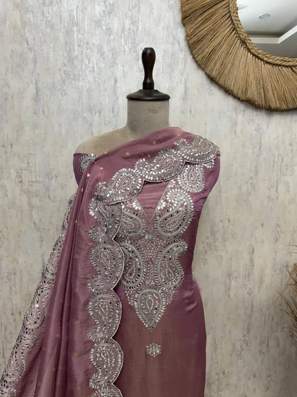 Paisley_Tissue_Unstitched_Suits_Dark_Pink