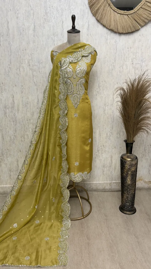 Paisley_Tissue_Unstitched_Suits_Mustard_Yellow
