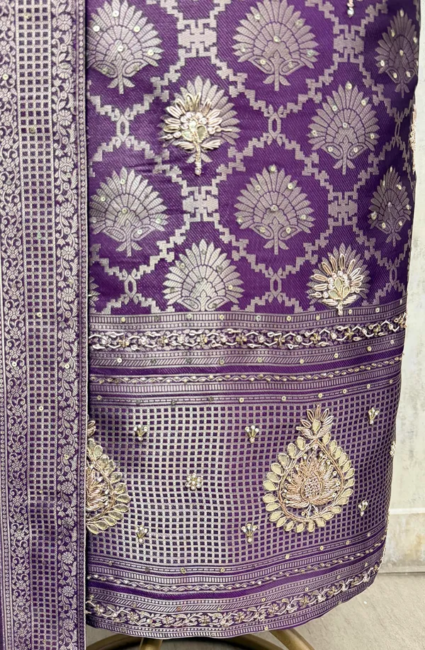 Resplendent_Kanjivaram_Silk_Unstitched_Suits_Wine_Purple