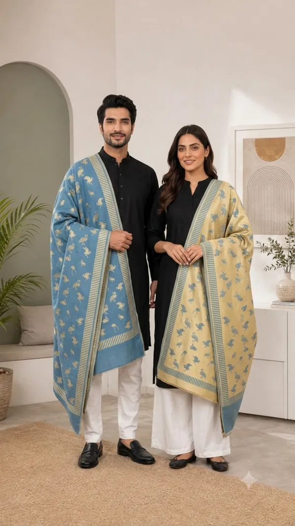 Flamingo_Reversible_Fine_Wool_Unisex_Stole_Pack_Of_1_With_Premium_Curated_Box_Packaging_Ice_Blue_Box_Packaging4