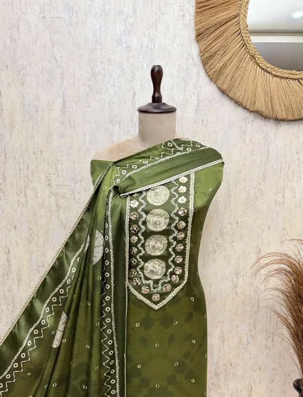 Gajji_Silk_Beauty_Unstitched_Suits_Mustard_Green