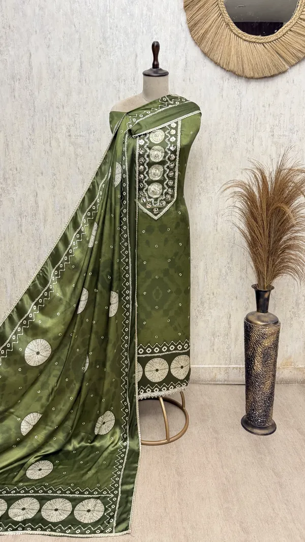 Gajji_Silk_Beauty_Unstitched_Suits_Mustard_Green