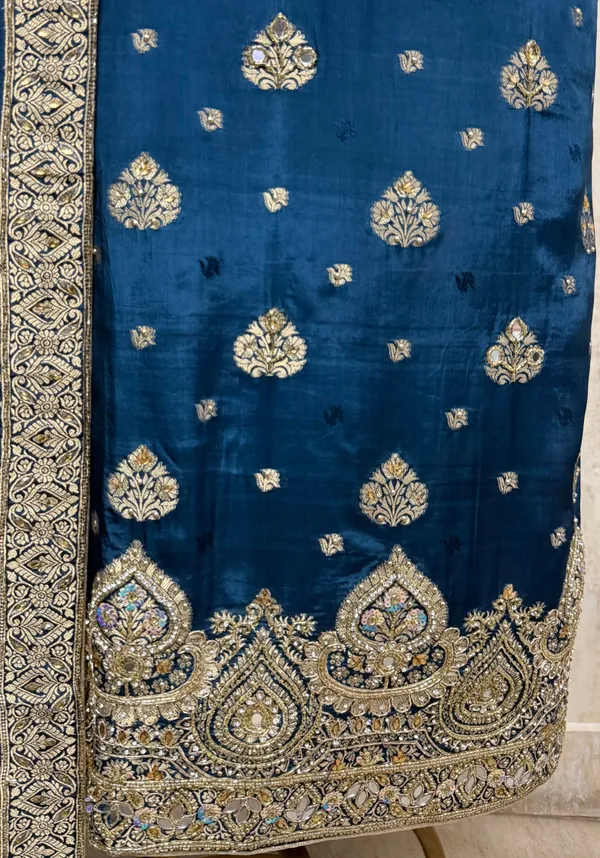 Majestic_Banarasi_Silk_Tissue_Unstitched_Suit_Blue