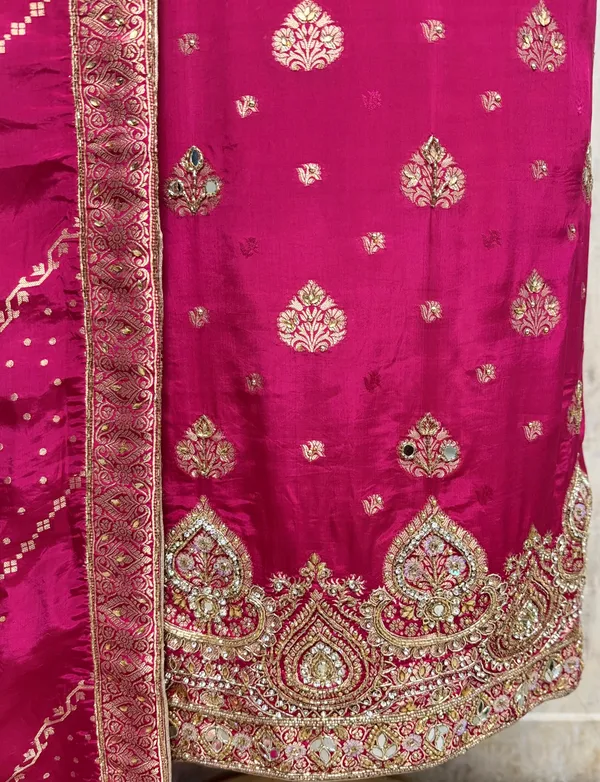 Majestic_Banarasi_Silk_Tissue_Unstitched_Suit_Magenta_Pink