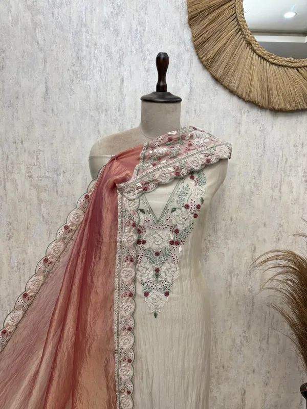 Ethereal_Bloom_Crush_Tissue_Unstitched_Suits_Fuchsia_Red