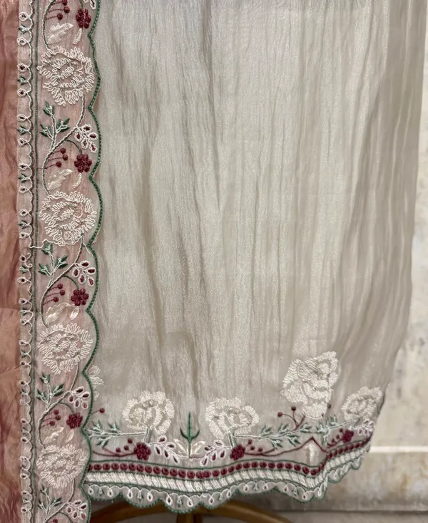 Ethereal_Bloom_Crush_Tissue_Unstitched_Suits_Fuchsia_Red